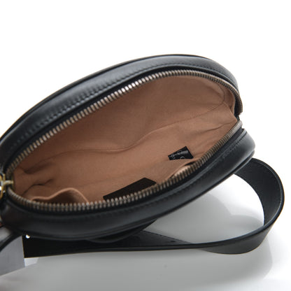 Gucci Calfskin Matelasse GG Marmont Belt Bag 75 30 Black 5 of 7