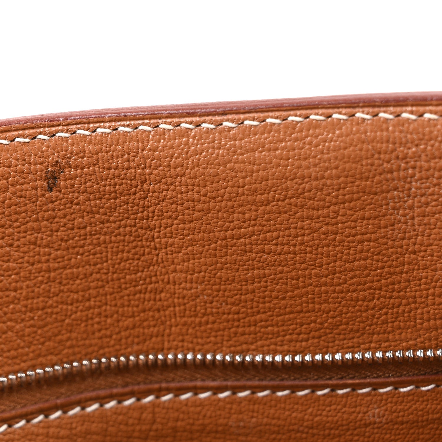 Hermes Taurillon Clemence Jypsiere 28 Gold 11 of 11