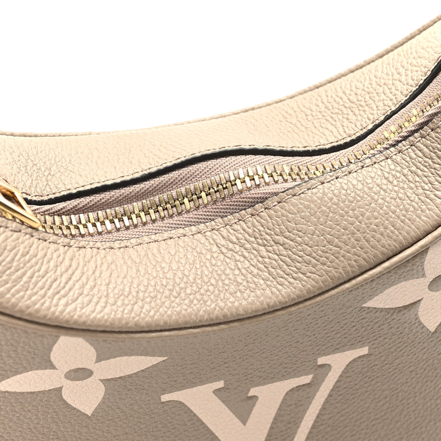 Louis Vuitton Empreinte Monogram Giant Bagatelle NM Tourterelle Creme 17 of 17