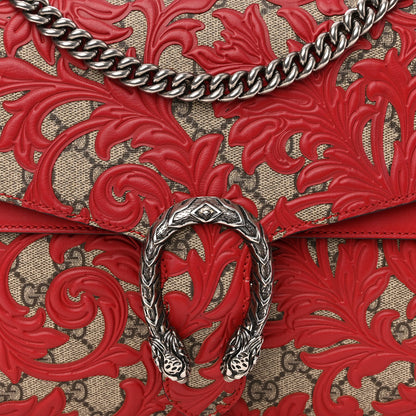 Gucci GG Supreme Monogram Arabesque Medium Dionysus Shoulder Bag Hibiscus Red 8 of 11