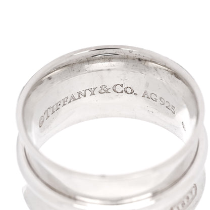 Tiffany Sterling Silver Wide 1837 Ring 58 8.5 4 of 4