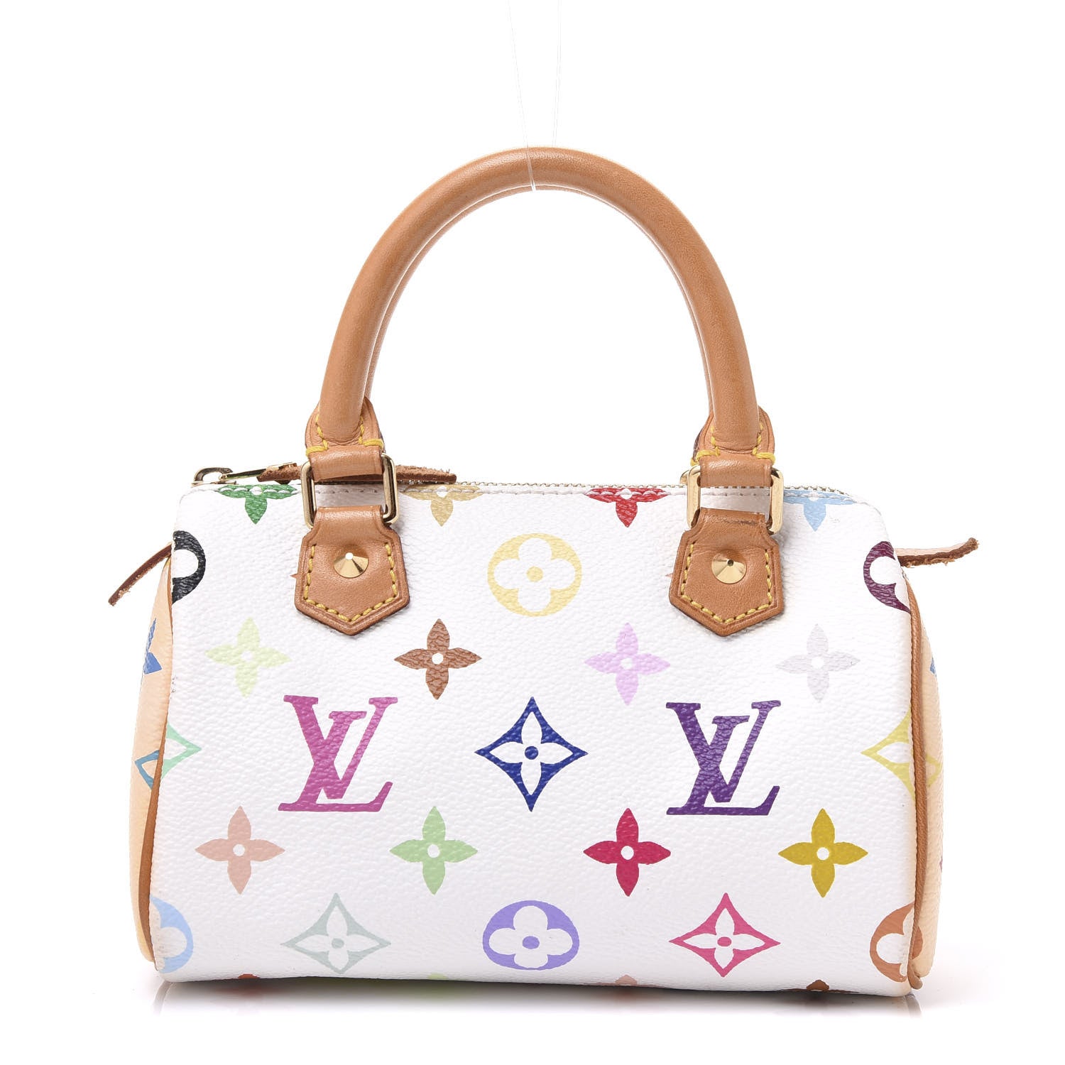 Louis Vuitton Monogram Multicolor Mini Sac HL Speedy White 1 of 10