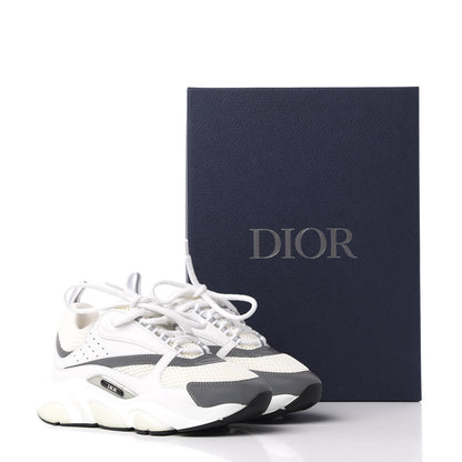 Christian Dior Technical Mesh Calfskin Mens B22 Sneakers 37 White 11 of 11