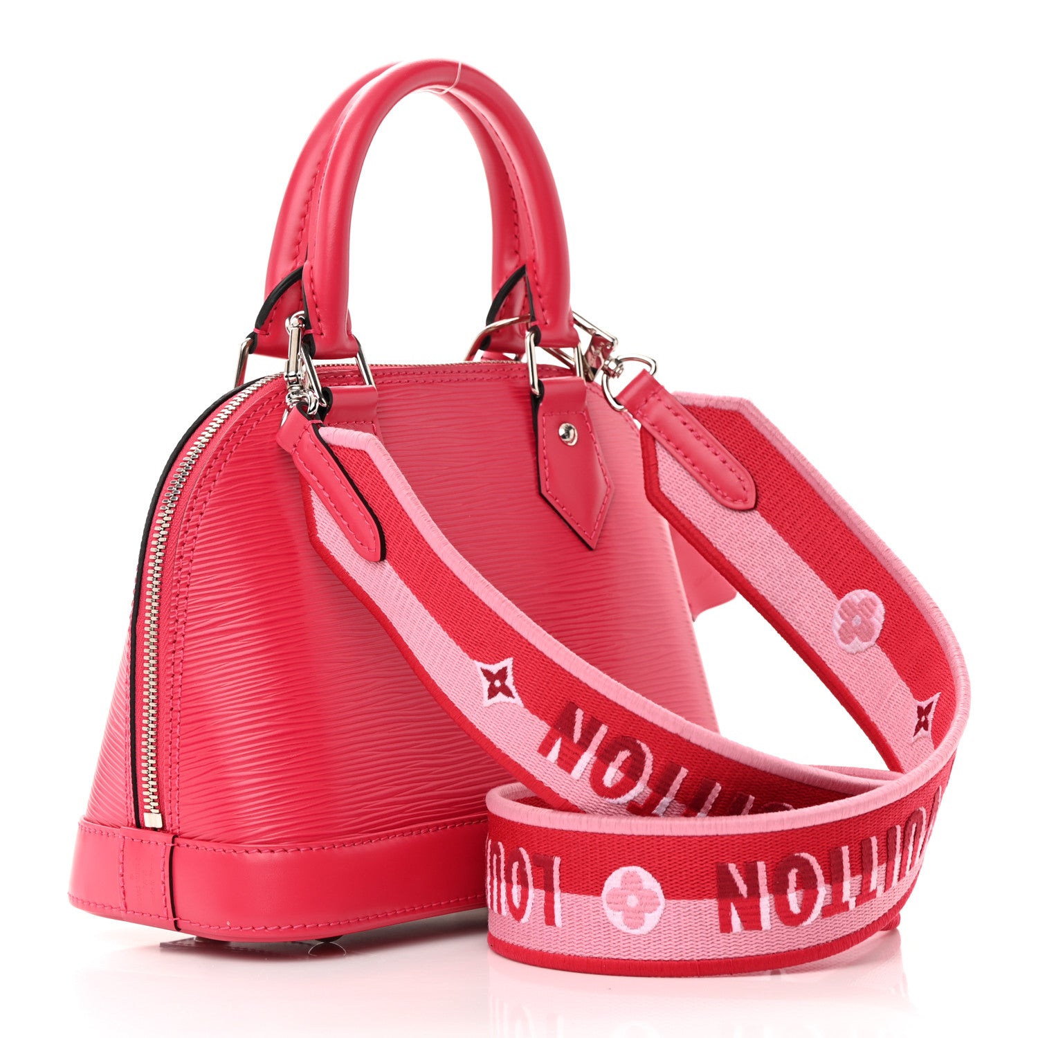Louis Vuitton Epi Jacquard Alma BB Rose Pondicherry 3 of 13
