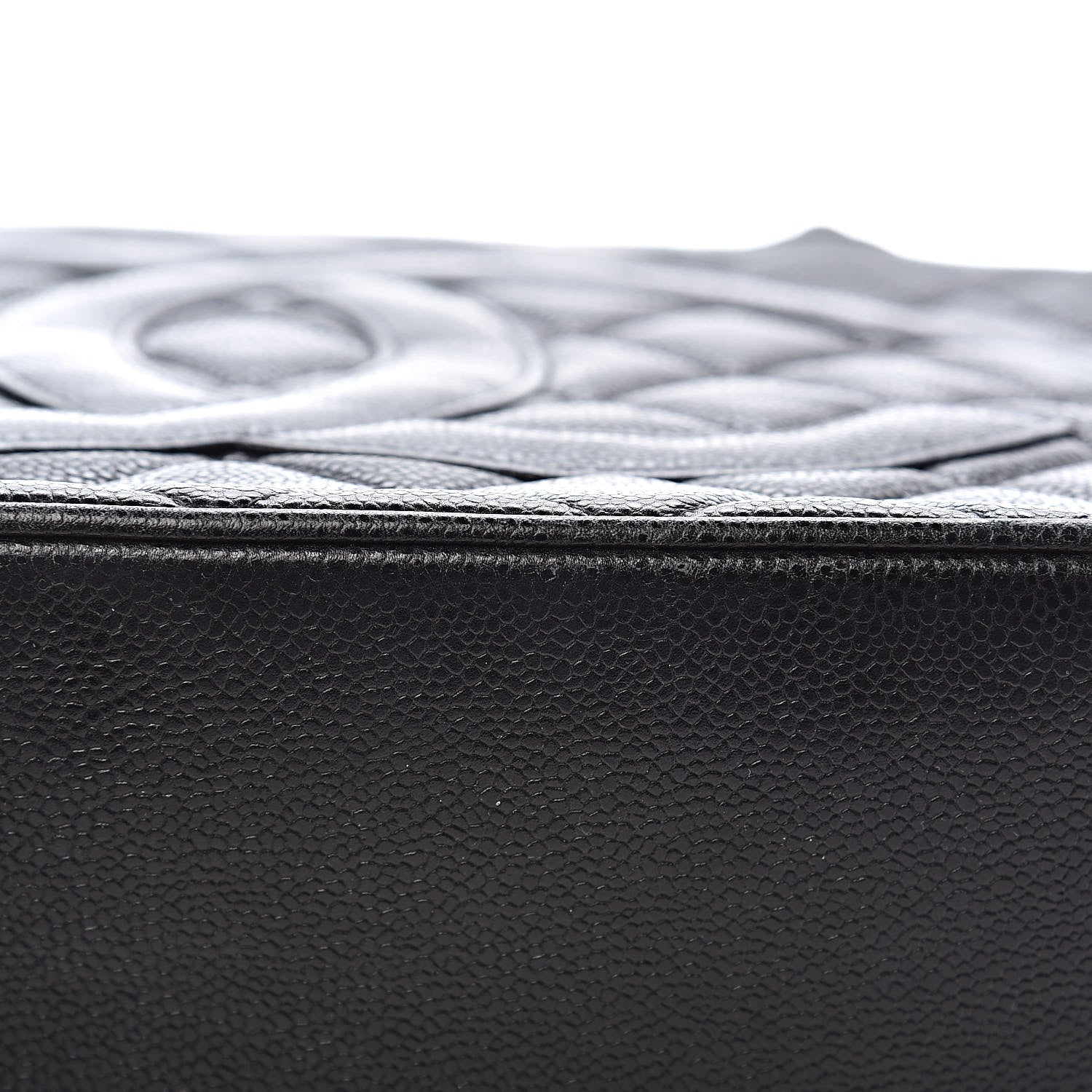 Chanel Caviar Quilted Medallion Tote Black 12 of 13