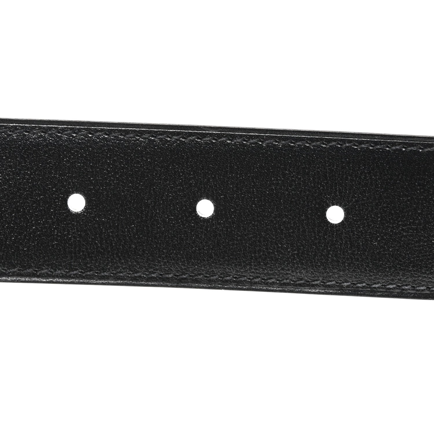 Hermes Box Togo 32mm Belt Strap 120 48 Black Chocolate 4 of 6