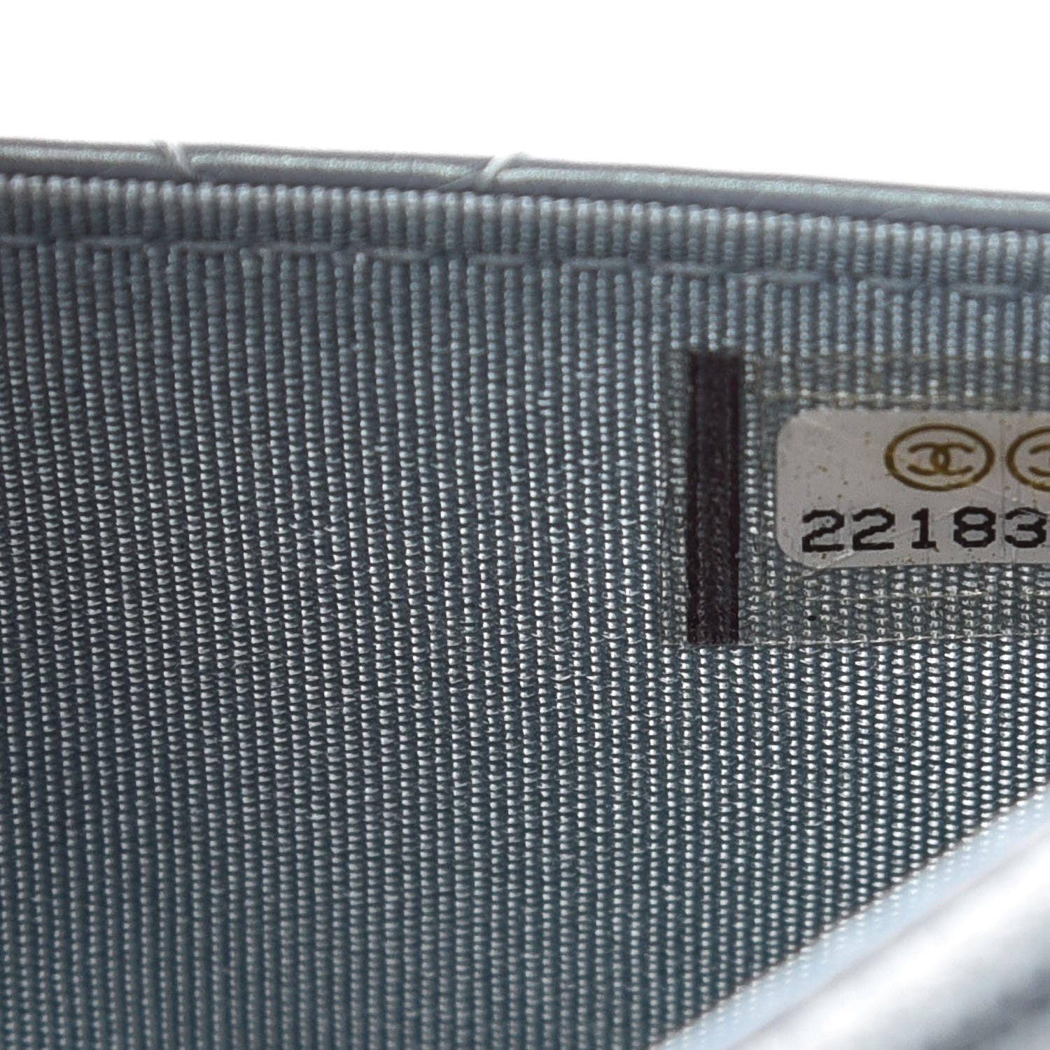 Chanel Metallic Patent Calfskin Quilted Boy Wallet on Chain WOC Light Blue 8 of 10