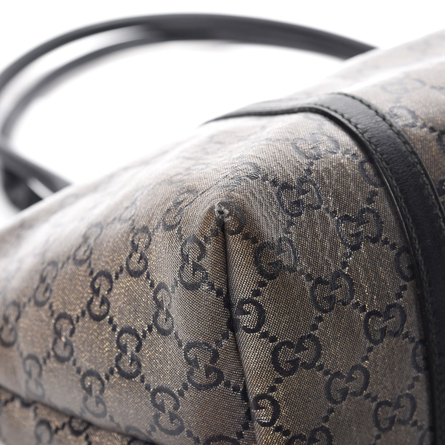 Lurex Monogram Medium Joy Tote Black