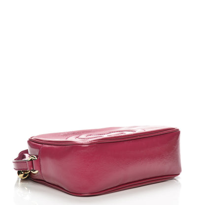 Gucci Soft Patent Small Soho Disco Bag Bright Bougainvillea 4 of 7