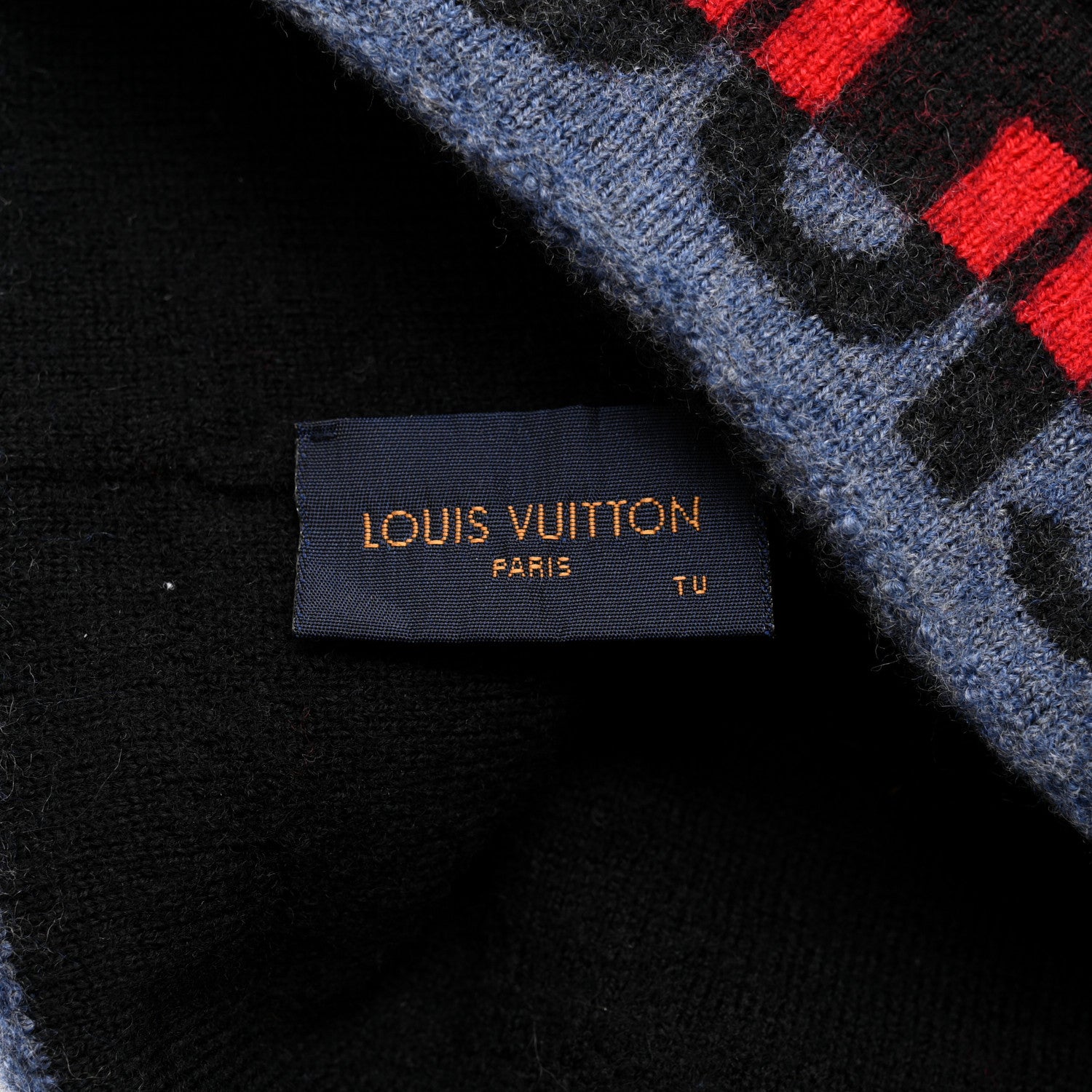 Louis Vuitton Wool Horizon Beanie Hat Rouge Blue 4 of 5