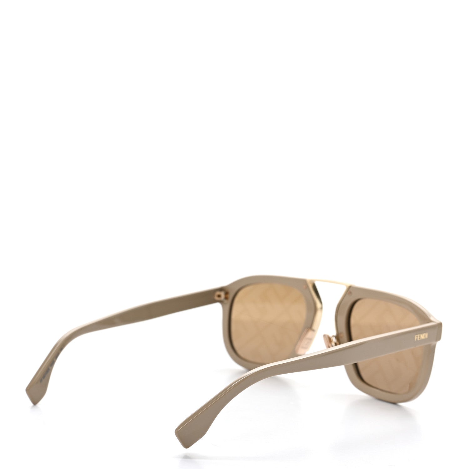 Fendi Acetate FF Aviator Sunglasses FF M0105/S Beige 4 of 8