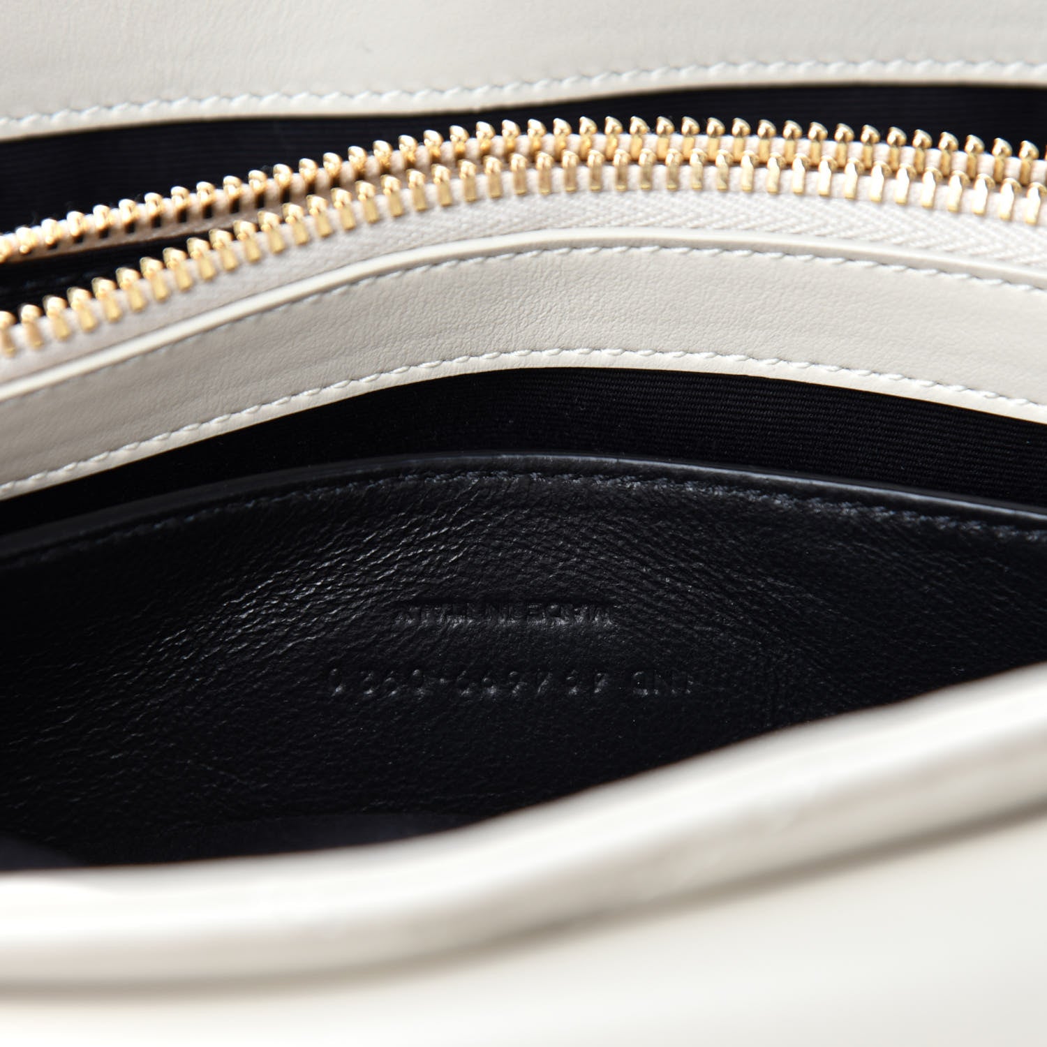 Saint Laurent Calfskin Y Quilted Monogram Small Loulou Chain Satchel Crema Soft 10 of 12