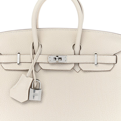 Hermes Togo Birkin 25 Craie 7 of 10