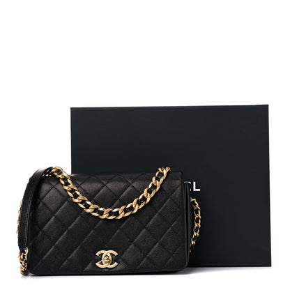 Chanel Caviar Quilted Medium Fashion Therapy Flap Bag Black 10 of 10