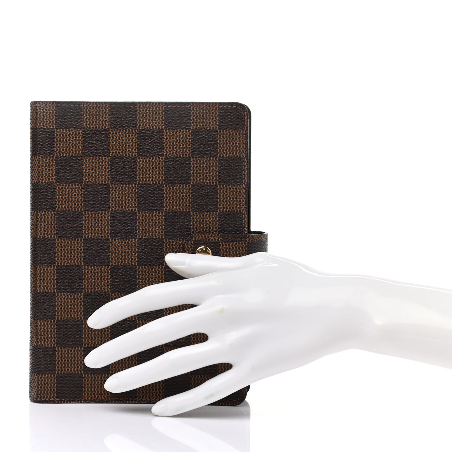 Damier Ebene Medium Ring Agenda Cover