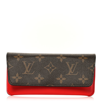 Louis Vuitton Monogram Woody Glasses Case Rouge 1 of 9