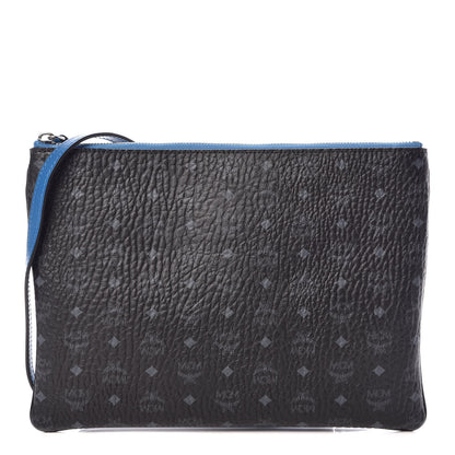 MCM Visetos Original Medium Pouch Black Blue 1 of 8