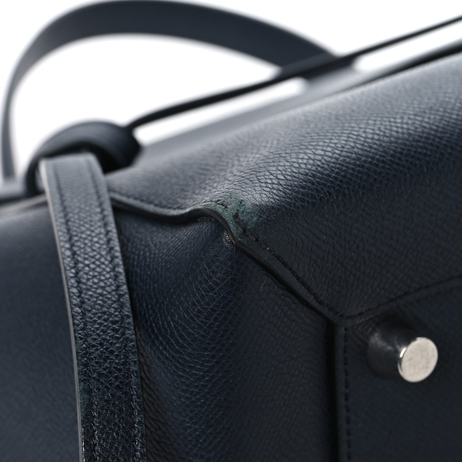 Celine Grained Calfskin Mini Belt Bag Navy 9 of 12