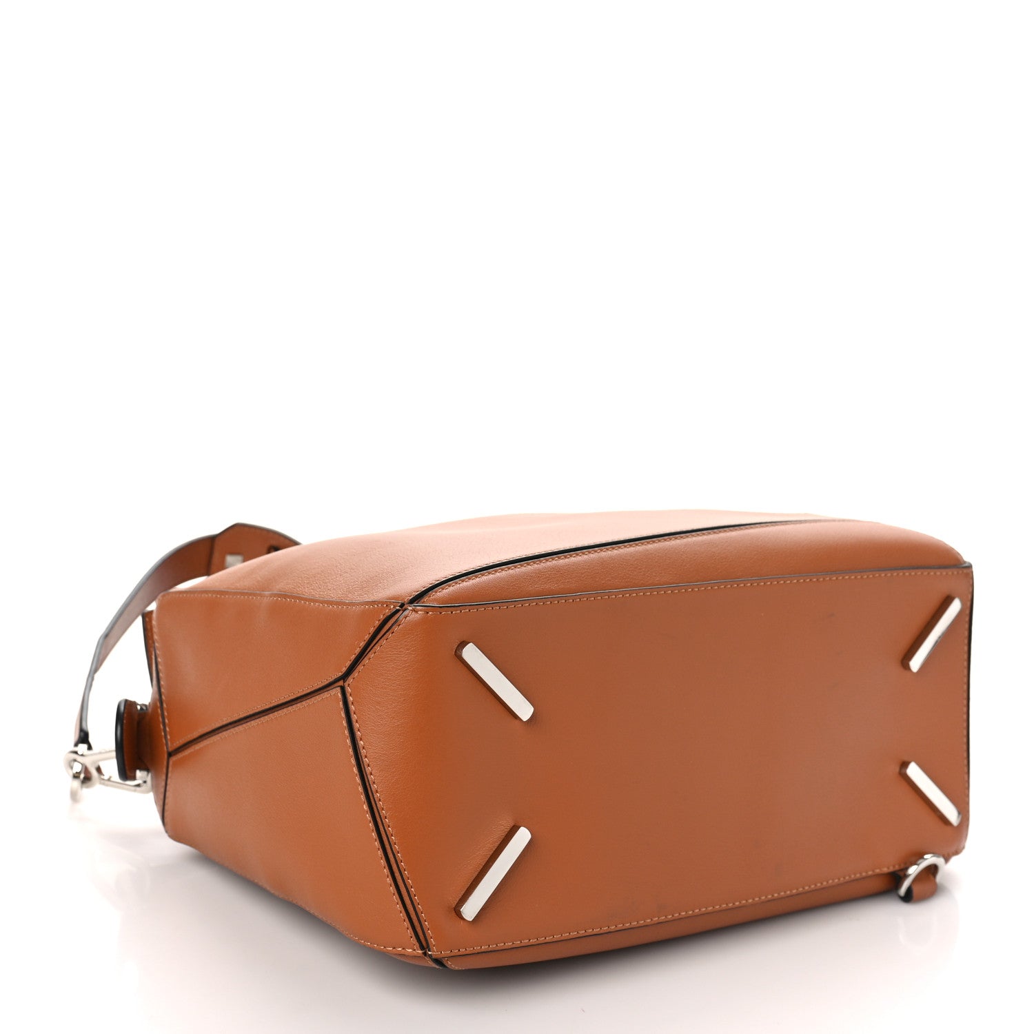 Loewe Calfskin Medium Puzzle Bag Tan 4 of 9