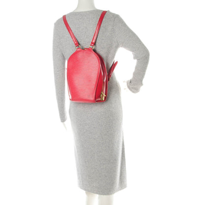 Louis Vuitton Epi Mabillon Backpack Castillan Red 2 of 7