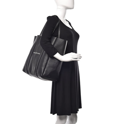 Balenciaga Veau Baltimore Double Sided Medium Everyday Tote Gris Fossile Bleu Turquoise 2 of 13