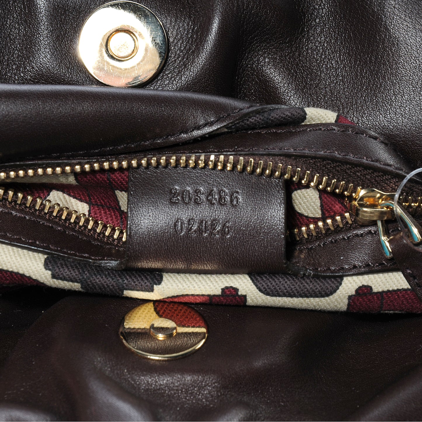 Guccissima Small Hysteria Chocolate