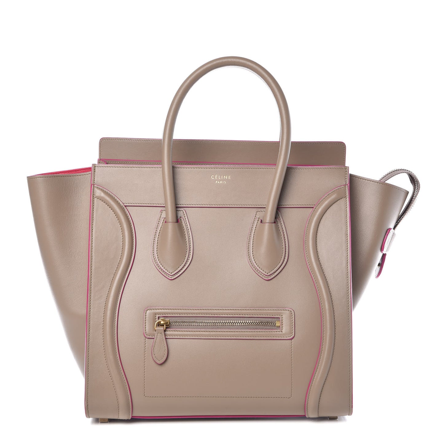Smooth Calfskin Mini Luggage Beige
