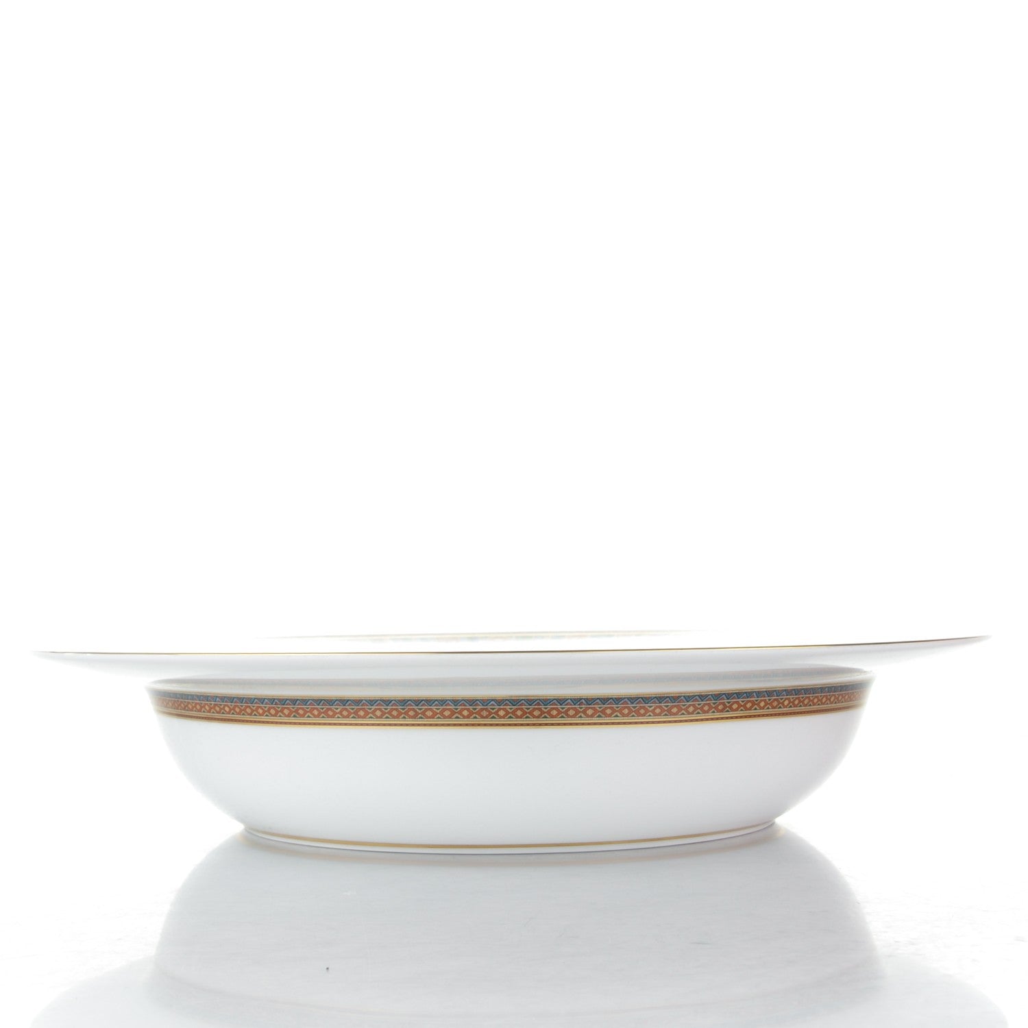 Hermes Porcelain Large Cheval D'Orient Deep Platter 3 of 10