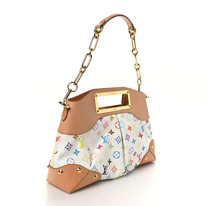 Louis Vuitton Monogram Multicolor Judy MM White 3 of 9