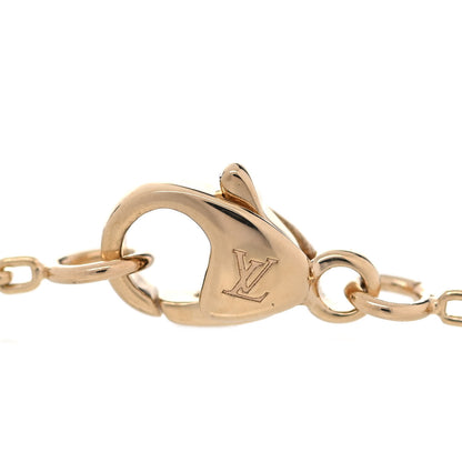 Louis Vuitton 18K Yellow Gold Diamond Idylle Blossom LV Pendant Necklace 4 of 5