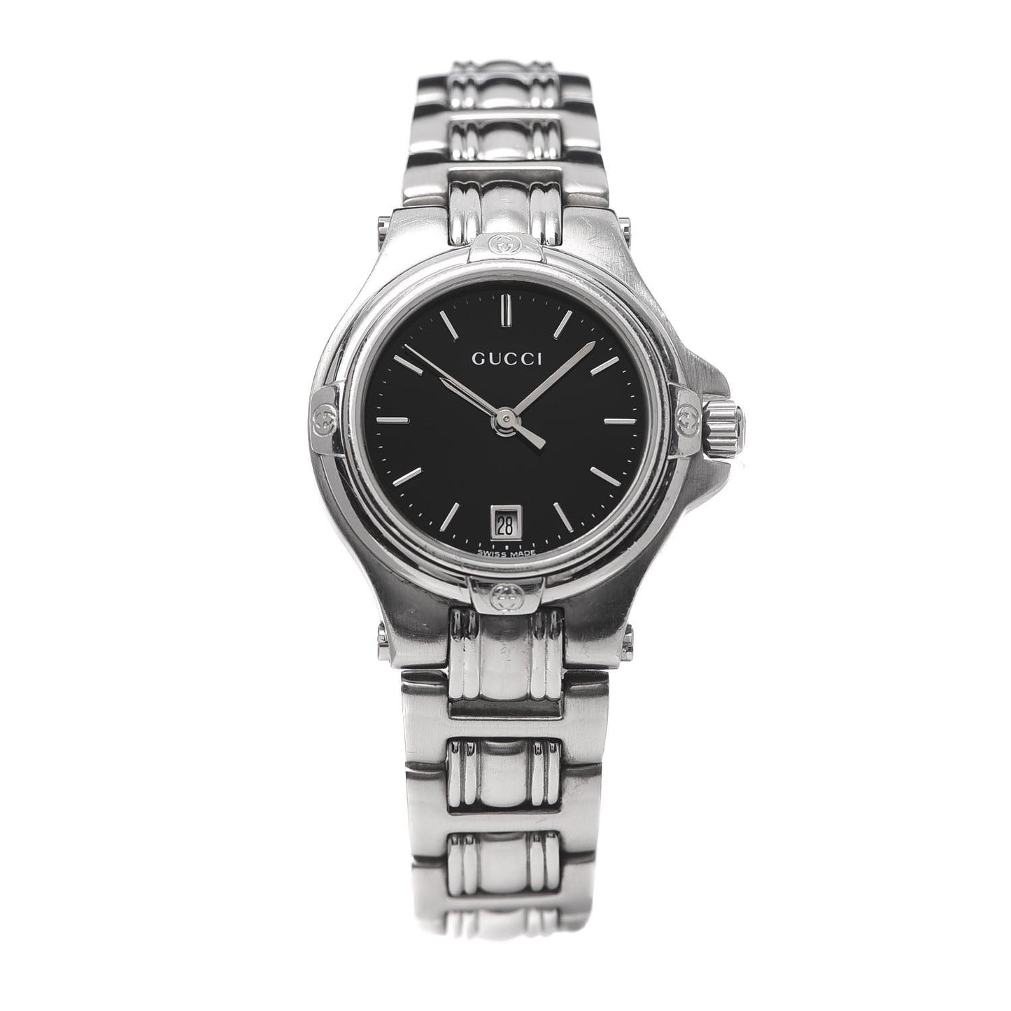 Stainless Steel 26mm 9040L Quartz Watch Black