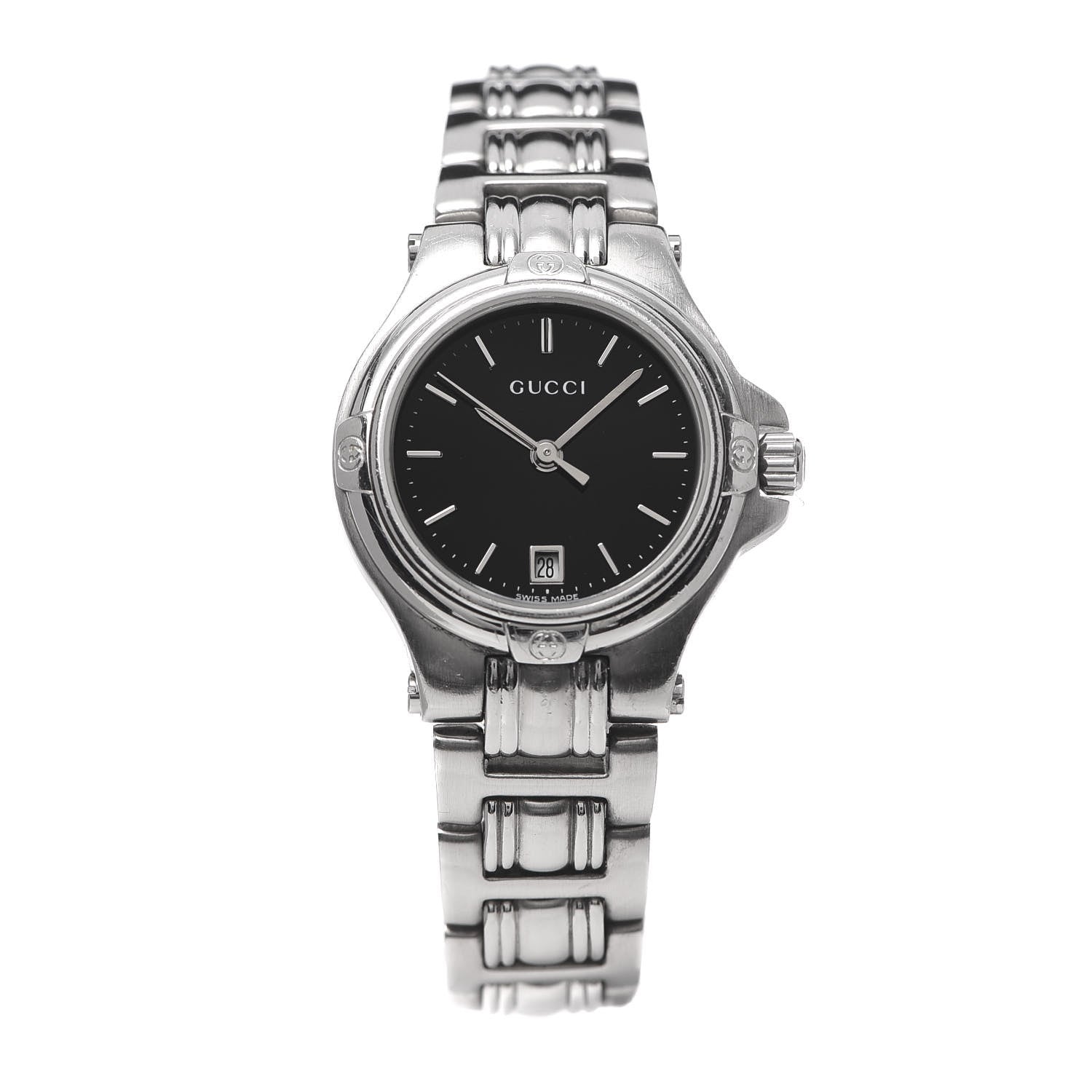 Gucci Stainless Steel 26mm 9040L Quartz Watch Black 1 of 7