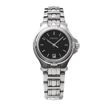 Gucci Stainless Steel 26mm 9040L Quartz Watch Black 1 of 7