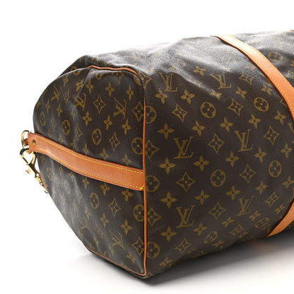 Louis Vuitton Monogram Keepall Bandouliere 55 10 of 15