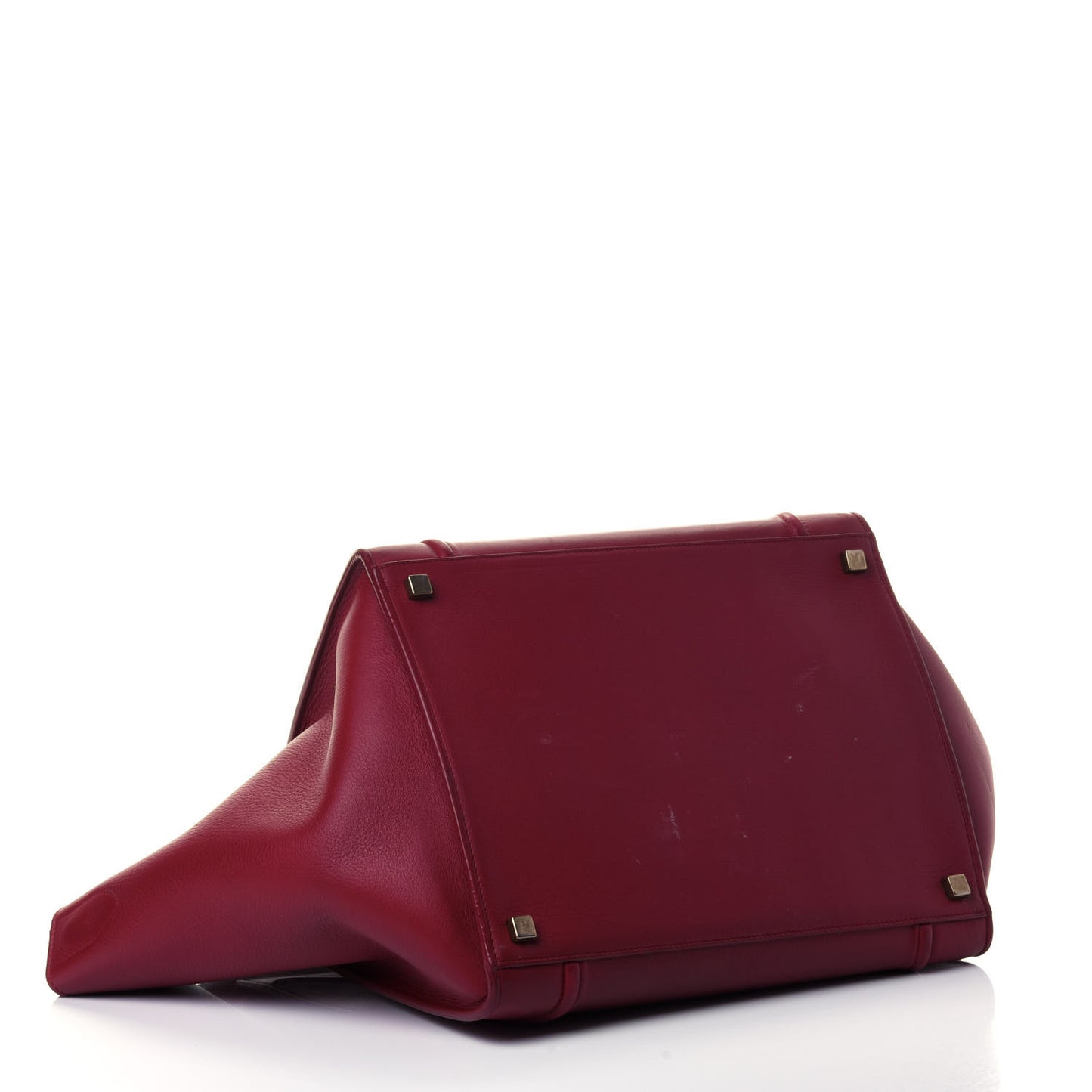 Baby Grained Calfskin Medium Phantom Luggage Carmin