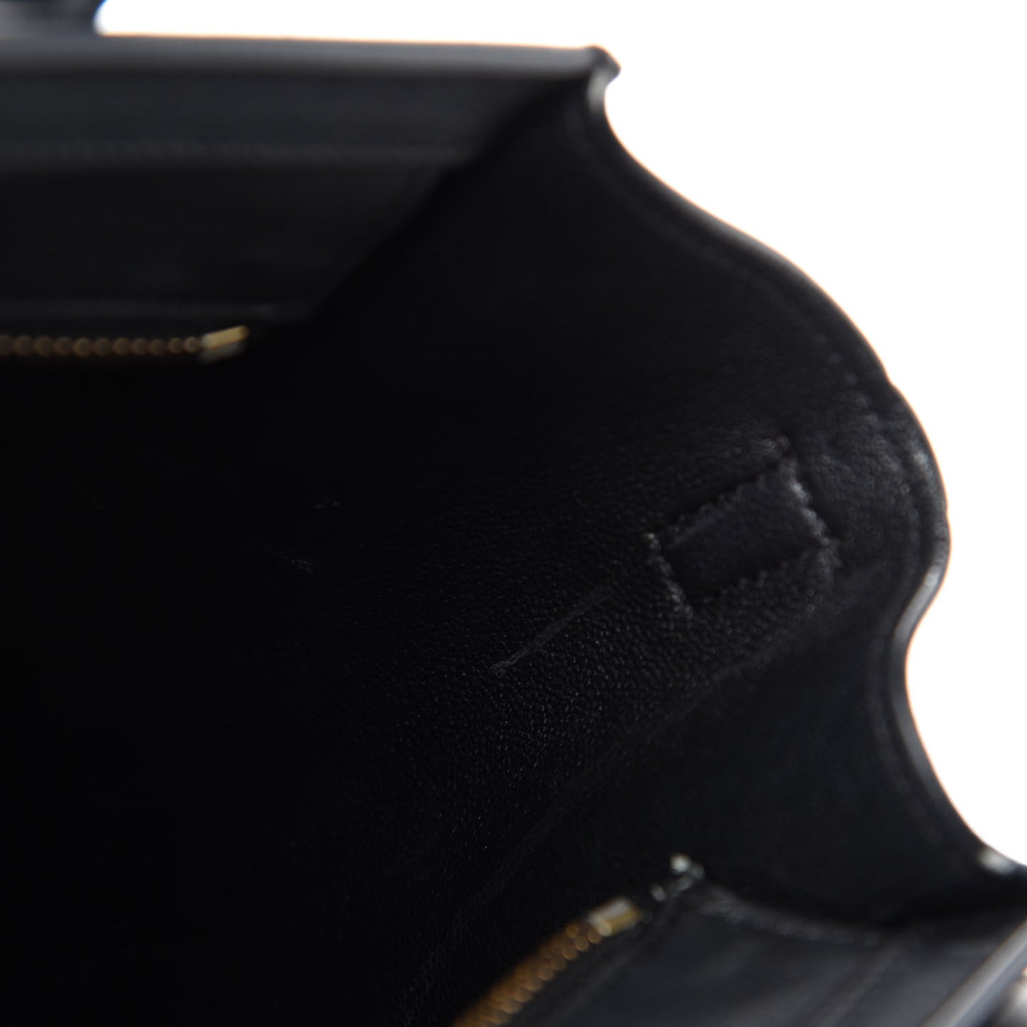 Smooth Calfskin Nano Luggage Black