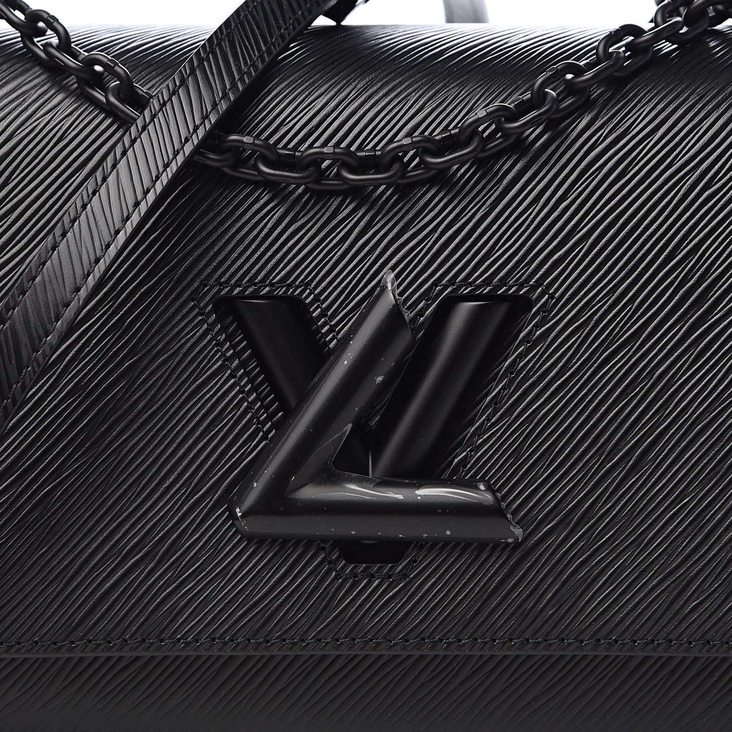 Epi Twist Shoulder Bag MM Matte Black