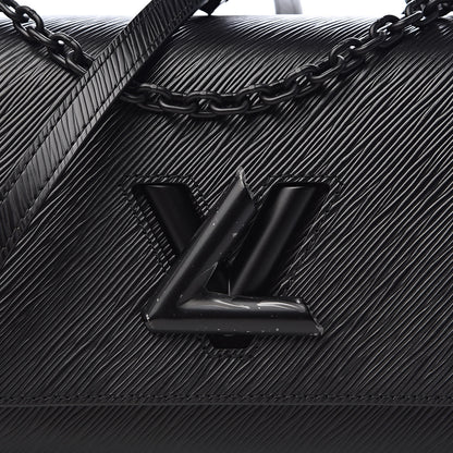 Louis Vuitton Epi Twist Shoulder Bag MM Matte Black 9 of 10