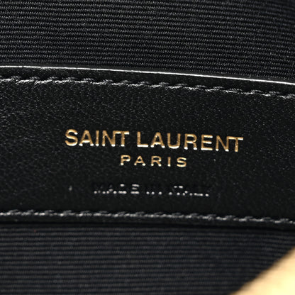 Saint Laurent Smooth Calfskin Monogram Bill Pouch Black 6 of 8