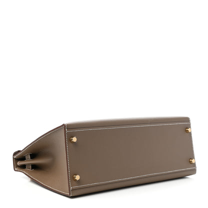 Hermes Epsom Kelly Sellier 32 Etoupe 4 of 10
