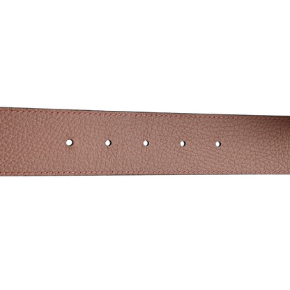 Gucci Calfskin 1973 Reversible Belt 105 42 Black Pink 4 of 7