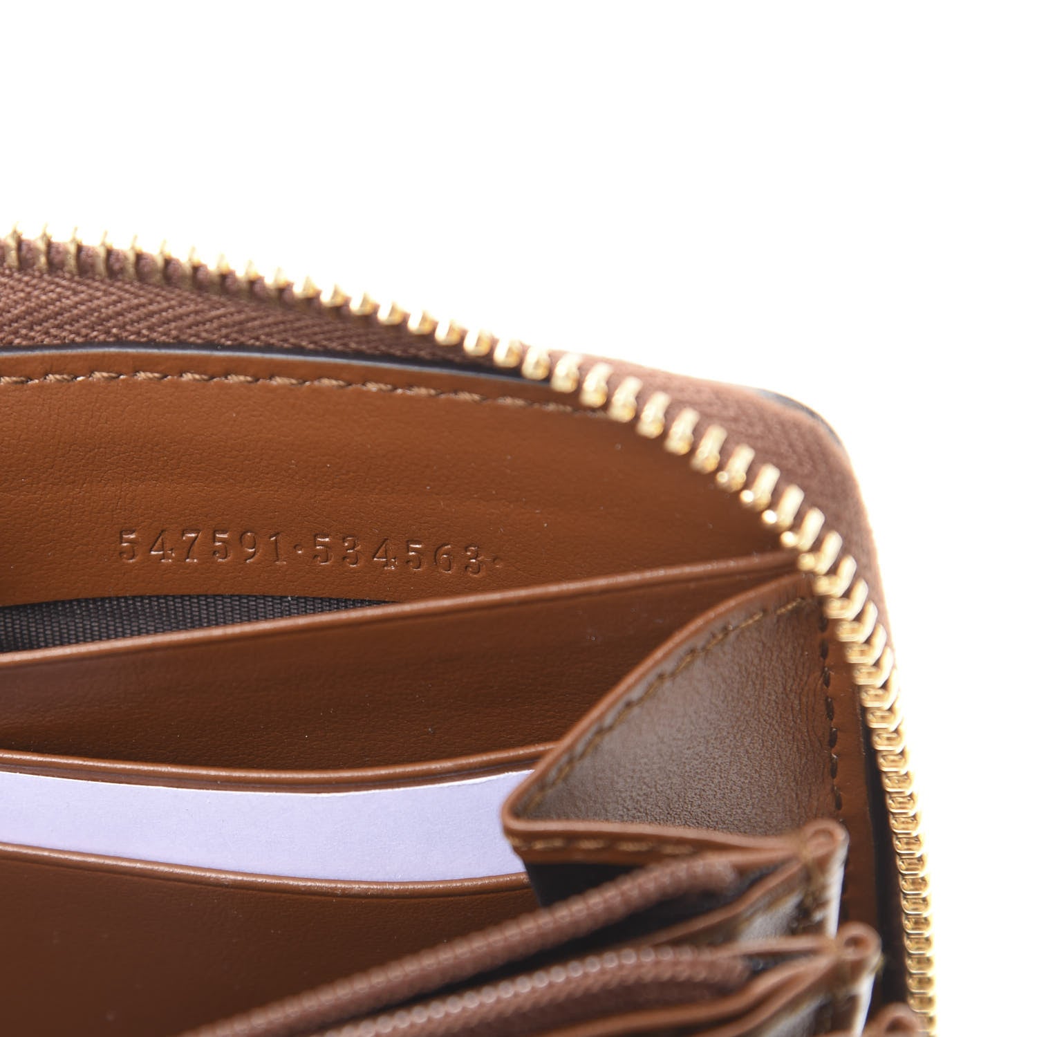 Gucci Plutone Calfskin Logo Zip Around Wallet Cuir 7 of 7