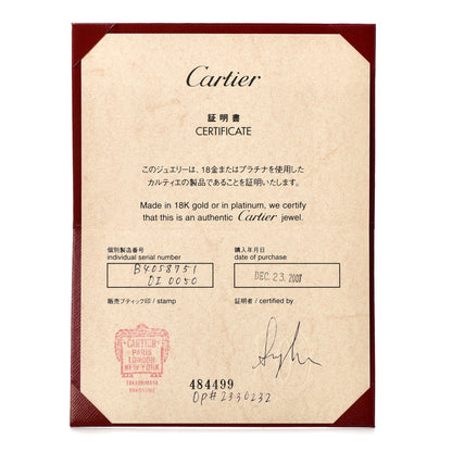 Cartier 18K White Gold Diamond Lanieres Ring 51 5.75 5 of 5