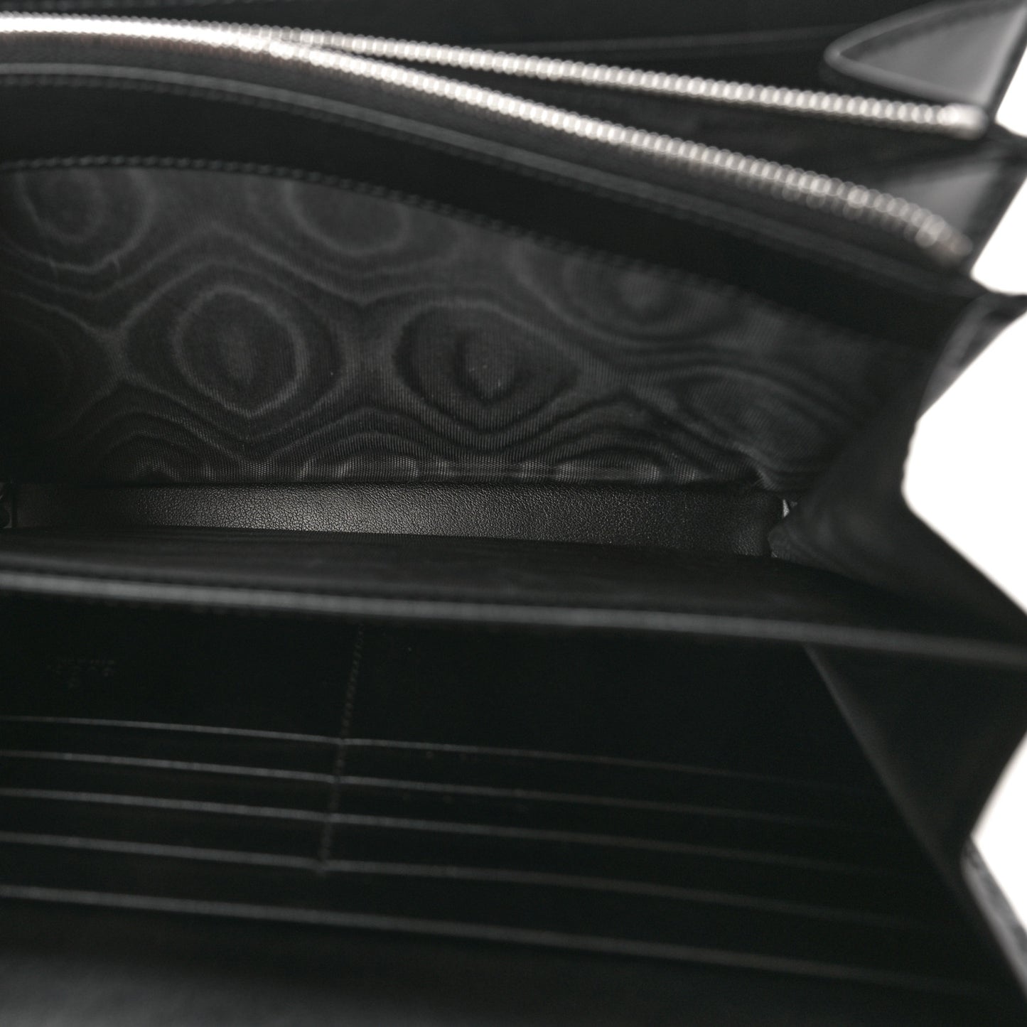 Calfskin Matelasse Aria GG Marmont Chain Wallet Black