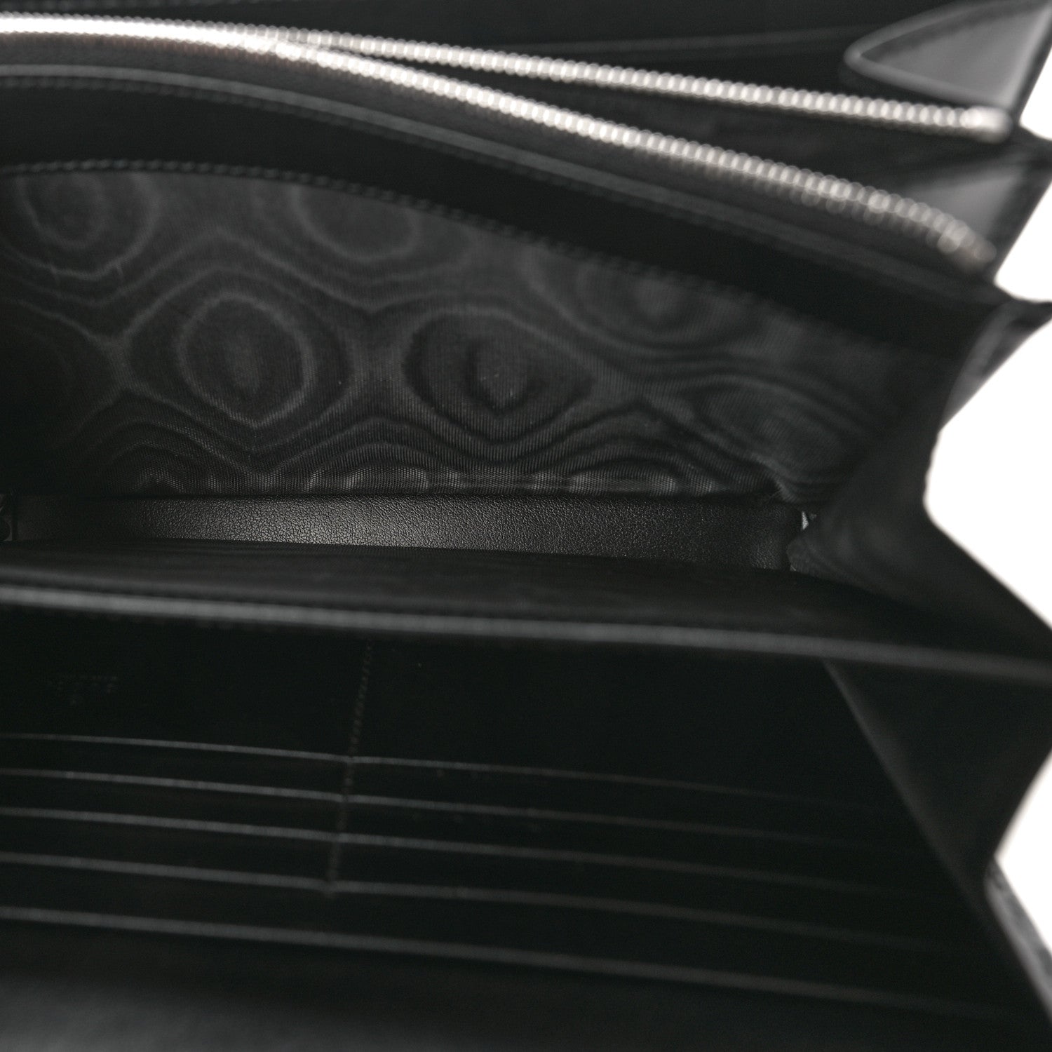 Gucci Calfskin Matelasse Aria GG Marmont Chain Wallet Black 6 of 11