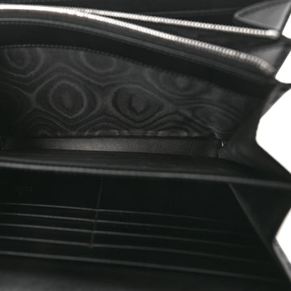 Gucci Calfskin Matelasse Aria GG Marmont Chain Wallet Black 6 of 11