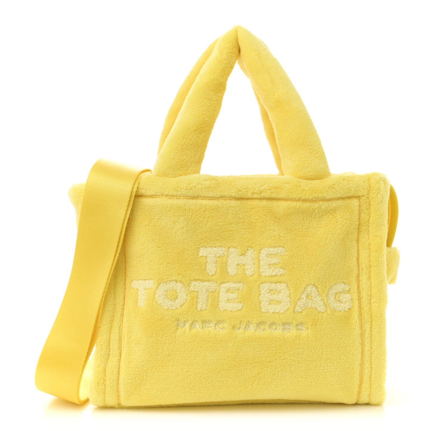 Polyester Mini Terry Tote Bag Yellow