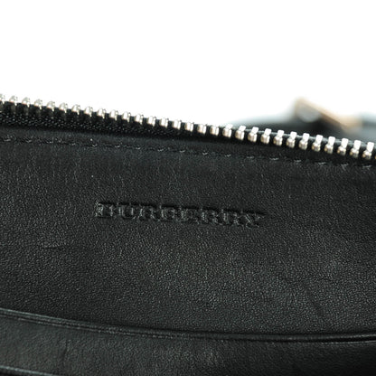 Burberry Mega Check Peyton Crossbody Clutch Bag Black 6 of 8