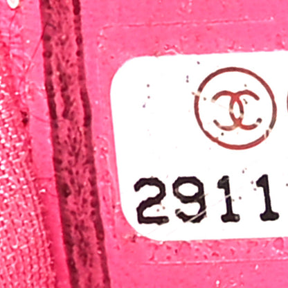 Chanel Wool Tweed Medium Zipped Shopping Tote Pink 7 of 10