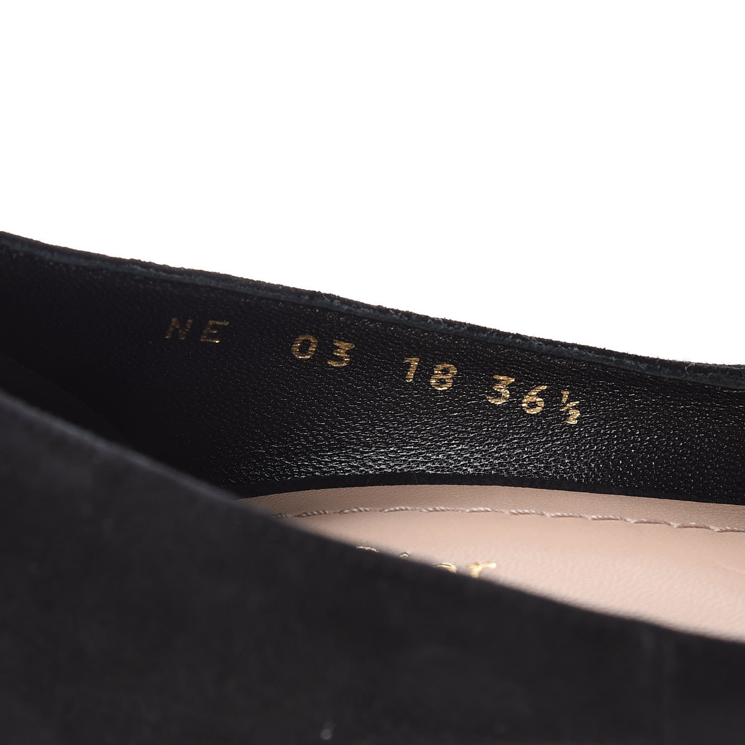 Christian Dior Suede Studded Dioramour Pumps 36.5 Black Gold 8 of 10